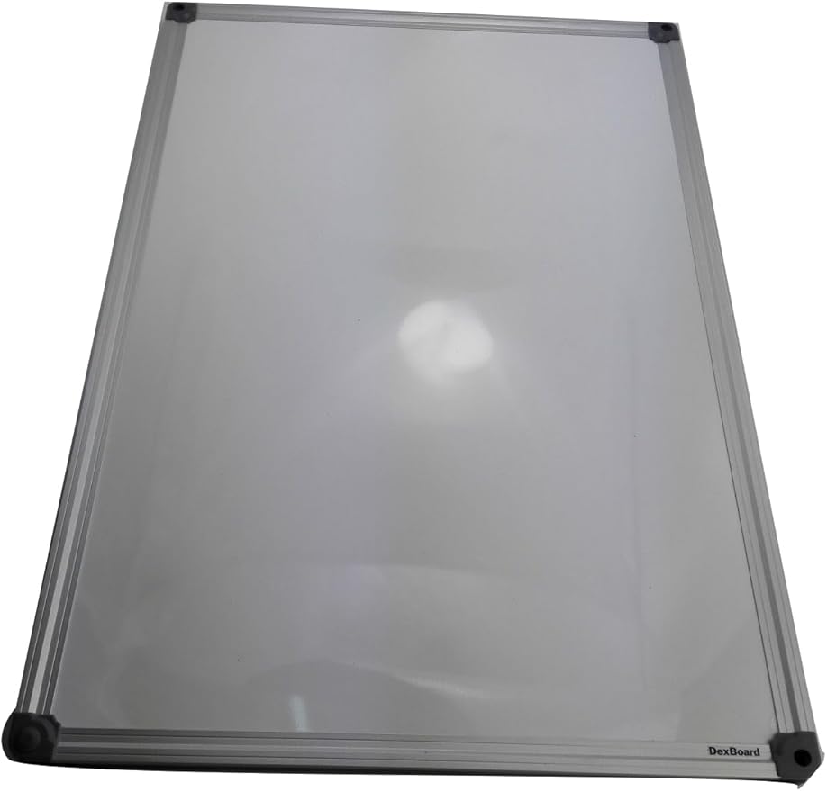 36 x 24 inch Magnetic Dry Erase Board, DexBoard Mall-Mounted Aluminum Frame White Board with Pen Tray, Dry Erase Marker Whiteboard for Office, School and Home Usage