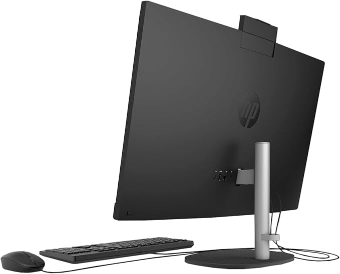 HP 27" FHD Touchscreen Business All-in-One Desktop Computer, Intel 12-Core Ultra 7 155U (Beats i7-1355U), 64 GB DDR5 RAM, 2 TB SSD, Intel Iris Xe Graphics, Wired KB & Mouse, Wi-Fi 6, Windows 11 Pro