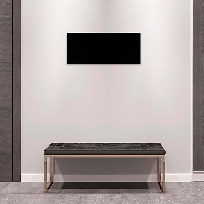 Amanti Art Black Cork Board for Wall, 13x31 Vision Board with Black Wood Frame, Medium Corkboard Office Decor for Home Organization, Modern Corkboard Pinboard to Display Items for Home Organization