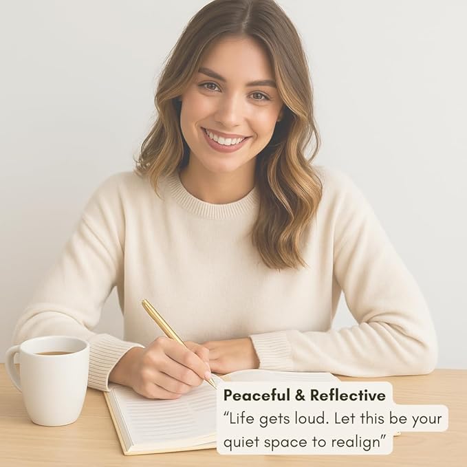 Pland Studio 90-Day Planner Journal β Undated Daily Goal Organizer in Alabaster Linen | Gratitude Journal, Habit Tracker, Vision Board, and Reflection Pages for Mindful Planning