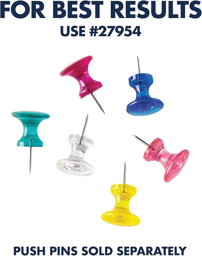 Quartet Cork Board, Bulletin Board, 4' x 3' Corkboard, Black Frame (2304B)