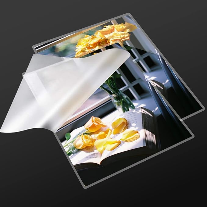 5 mil Thermal Laminating Sheets 1000 Packs, 9β x 11.5β Clear Laminating Pouches Holds 8.5 x 11 Inch Sheet, Letter Size Lamination Paper for Laminator - Rounded Corner