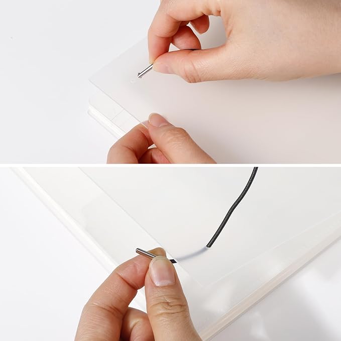 AHGXG Graph Paper Notebook - Spiral Notebook Journal 7.6" x 10", B5 Large Graph Notebook, 140 Pages, 100 gsm Thick Grid Paper, Waterproof Plastic Cover, for School Writing Engineering, Transparent