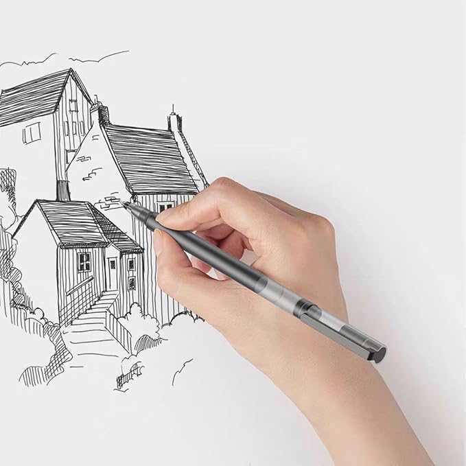 Gel Ink Pens, 0.5mm Fine Point Quick Dry Smooth Writing Pens High-End Series for Office School Supplies,Pack of 5,Black