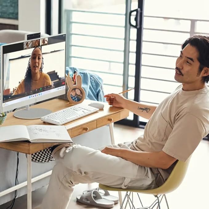 HP 27" FHD Touch-Screen All-in-One Computer, 12-Cores Intel Core Ultra 7, 16GB DDR5 RAM 1.5TB Storage (1TB SSD+512GB Docking Station Set), Windows 11 Pro with Microsoft Office Included, White