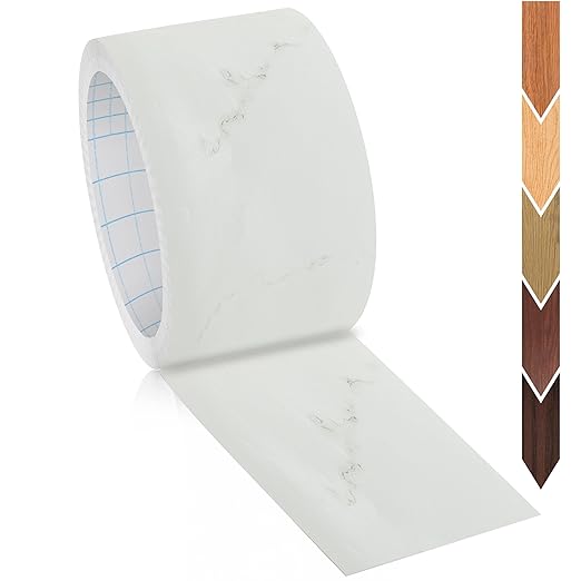 GSCIT Club Wood Grain Repair Tape, 2.4 inch X 15ft Self Adhesive Marble Grain Repair Patch for Tables, Chairs, Baseboards, Doors, Windows, Floors, Handicraft DIY.
