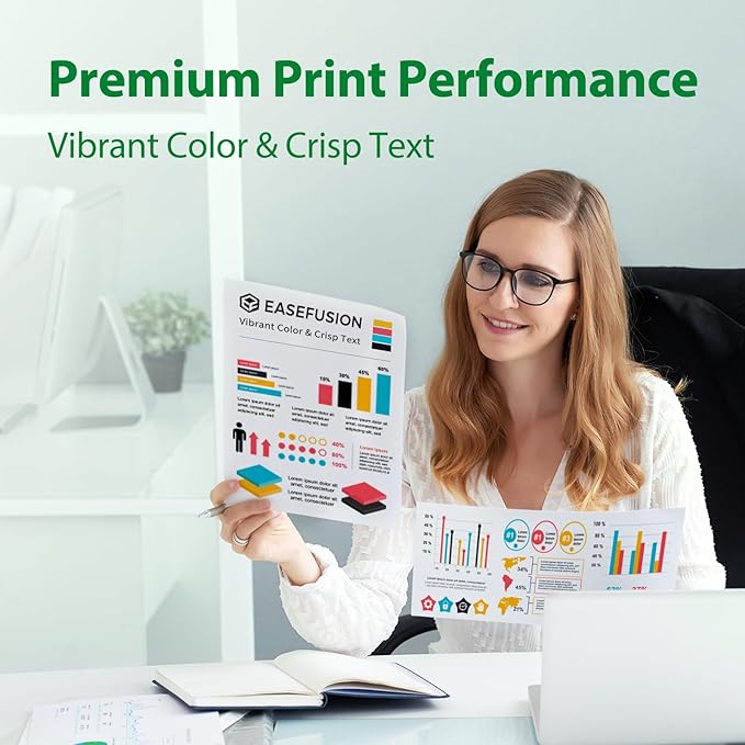 62XL Ink Cartridges Black and Color Remanufactured Replacement for HP Ink 62 HP62XL Combo Pack Compatible with Envy 7640 5660 5540 7645 5740 5746 OfficeJet 250 200 Mobile Printer, 2-Pack