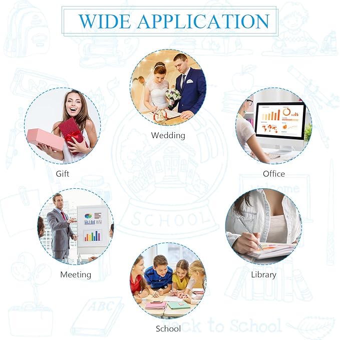 Jeyiour 6 Pcs Bling Pen Cute Diamond Wedding Rhinestones Gift Metal Ballpoint Fancy Sparkly Crystal Retractable Black Ink Pen for Women Office Birthday 0.7mm(Colorful Silver, Silver)