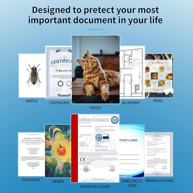 Uinkit Thermal Laminating Pouches Variety Small Size 5mil Thickness Card Notecard ID Badge Business Photo Size Professional Quality Dry-Erase Friendly Sheets Glossy Clear Laminator Pouch,100 Pack