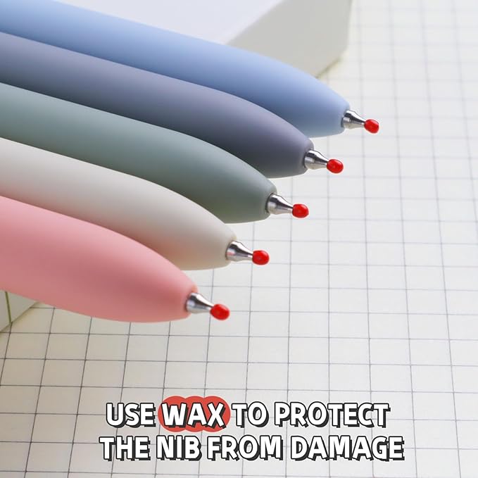 Gel Pens, 5 Pcs 0.5mm Black Ink Pens Fine Point Smooth Writing Pens, High-End Series Pens for Journaling Note Taking, Cute Office School Supplies Gifts for Women Men (Morandi)