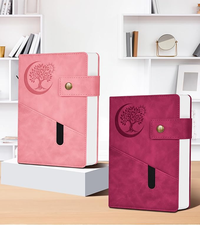 365 Page Thick Lined Journal Notebook for Men Women, B5 Large Leather Journals for Writing, Hardcover Notebooks for Work, School, Note Taking, Business, Travel Diary, College Ruled 7.6" x 10"