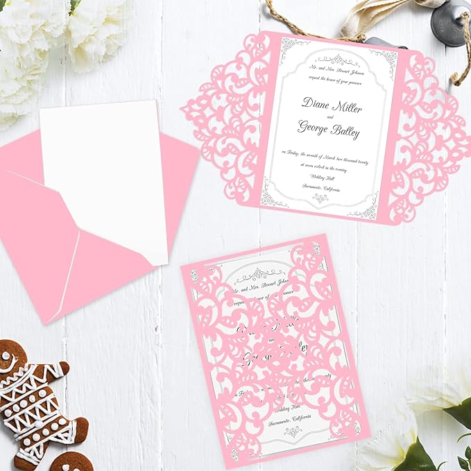 100 Sheets Pink Cardstock 8.5 x 11 Thick Paper, Goefun 80lb Card Stock Printer Paper for Arts & Crafts, Presentations, Stationary Printing