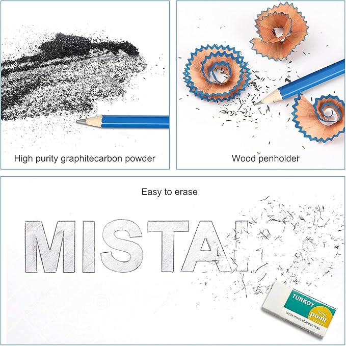 Profession Sketch Pencils & Colored Pencils for Kids and Adults Drawing Pencils Set