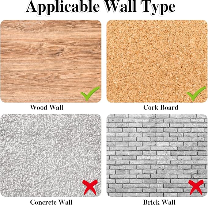 30 Count Metal Giant Push Pins, Jumbo Push Pins 1.14 Inch Large Push Pins for Cork Board Big Black Thumb Tacks for 20 Lbs Wall Hangings Office Home Classroom Decorative