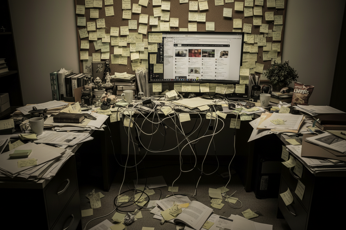 The Hidden Stress of Visual Noise