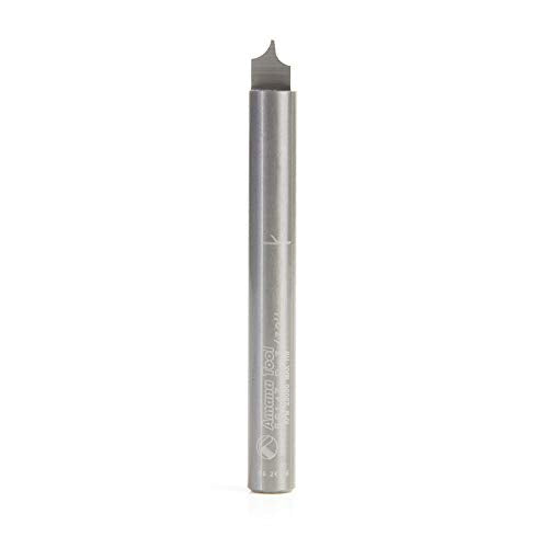 Amana Tool - 56143 Solid Carbide Pt. Cutting Roundover 3/32 Radius x 13/64 Dia x 1/4 x 1