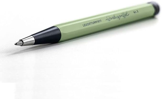 LEUCHTTURM1917 - Drehgriffel Mechanical Pencil - Refillable Writing Stylus with 0.7 mm HB Graphite Lead (Stone Blue)
