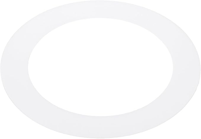 PATIKIL 3.6" ID 5" OD Plastic Trim Ring, Ceiling Light Goof Rings Matte by PATIKIL