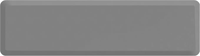 GelPro Utility Anti-Fatigue Runner Mat, Leather Grain Grey - 20x72