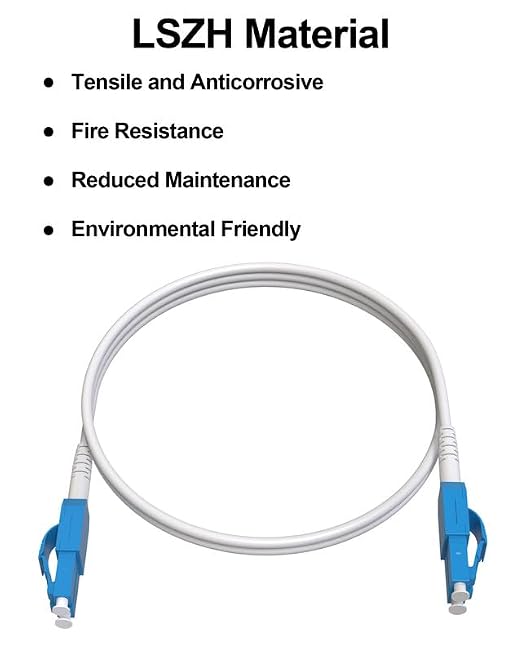 OS2 Uniboot Fiber LC to LC Armored Patch Cable, 1G/10GB LC-LC SMF Fiber Patch - Image 4