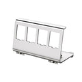 4-Port Metal DIN-Rail Mounting Module by Enmane