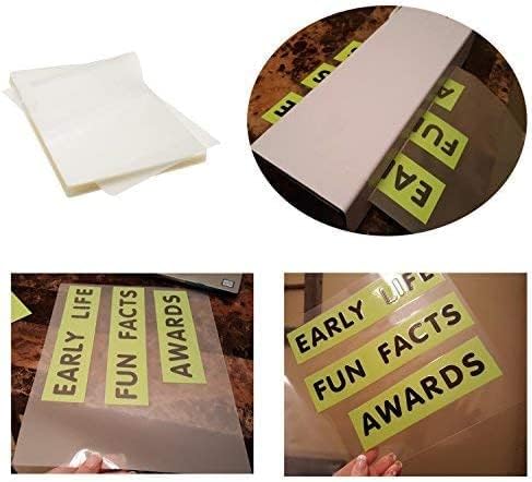Immuson Thermal Laminating Pouches 8.9 x 11.4, 5 Mil Thickness, Crystal Clear Finish, 500 Pack