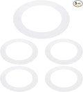 PATIKIL 5.9" ID 8.1" OD Plastic Trim Ring, Translucent Matte White by PATIKIL