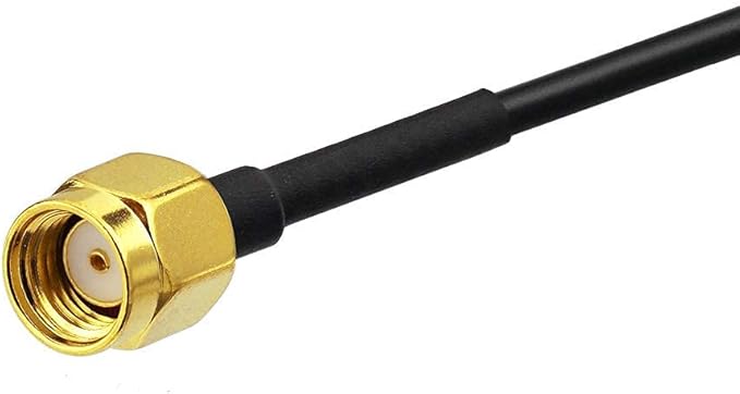 Bingfu RP-SMA Male to RP-SMA Female Bulkhead Mount RG174 WiFi Antenna Extension - Image 6