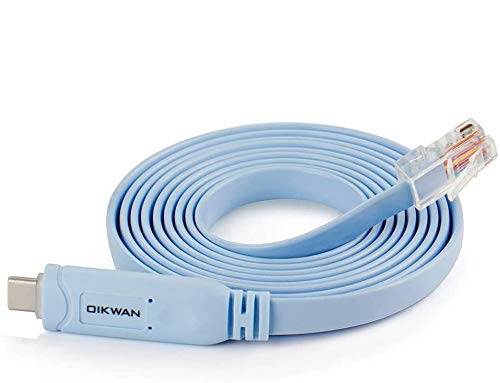 USB-C Cisco Console Cable, OIKWAN 6ft USB Type C to RJ45 Serial Adapter - Image 8