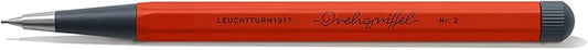 LEUCHTTURM1917 - Drehgriffel Mechanical Pencil - Refillable Writing Stylus with 0.7 mm HB Graphite Lead (Fox Red)