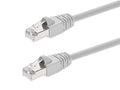 Monoprice Cat6A 20ft White Patch Cable Double Shielded 26AWG 10G Pure Bare by Monoprice