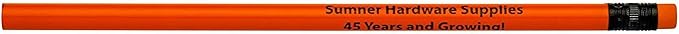 Pencil Guy Promotional Personalized Imprinted Neon Round Pencils- 500 per box