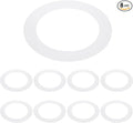 PATIKIL 4.5" ID 6.3" OD Plastic Trim Ring, Translucent Matte White by PATIKIL