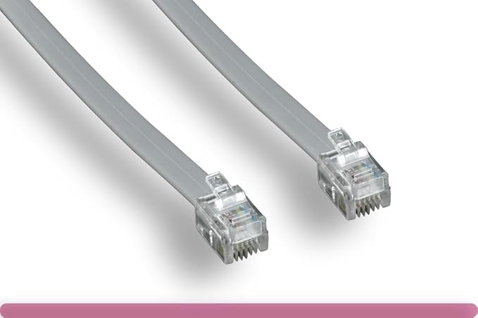 RiteAV - 7FT RJ12/M to RJ12/M 6P6C Straight by RiteAV