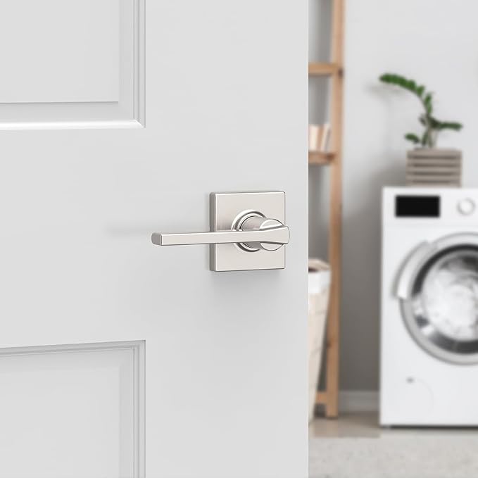 Kwikset Casey Interior Passage Door Handle 2 Pack, Lever - Image 2