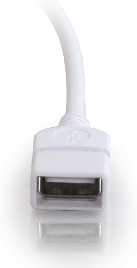 C2G Legrand USB Extension Cable, 1 Meter White Plug and Play USB A to A Cable - Image 3
