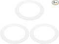 PATIKIL 3.8" ID 5.2" OD Plastic Trim Ring, Translucent Matte White by PATIKIL