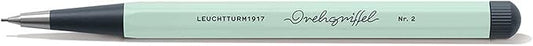 LEUCHTTURM1917 - Drehgriffel Mechanical Pencil - Refillable Writing Stylus with 0.7 mm HB Graphite Lead (Mint Green)