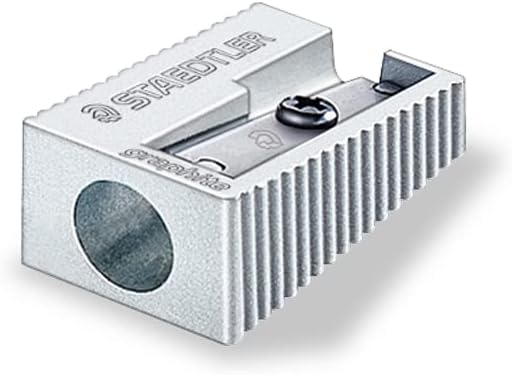 STAEDTLER Mars Lumograph Graphite Artist Sketch Set, 6 Degrees (6B, 4B, 2B, B, HB, 2H), Mini Mars Plastic Eraser, Metal Sharpener 61 100C8LU