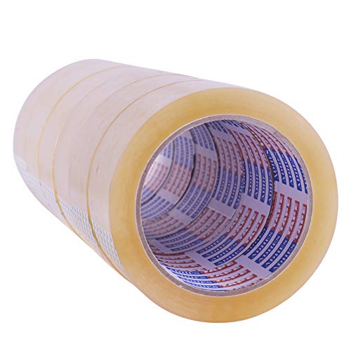 ADHES Shipping Tape Packaging Tape Packing Tape for Moving Boxes, 54.68yard Per Roll 1.88inch Width 2.6Mil Thickness