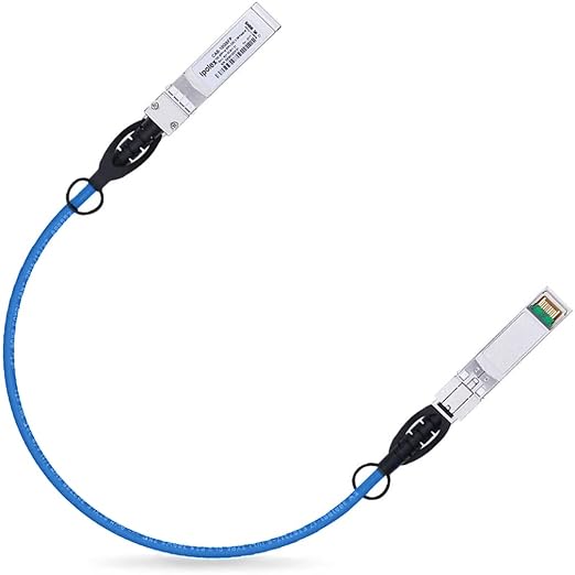 ipolex Colored 10G SFP+ Twinax Cable, Direct Attach Copper Passive Cable in Blue by ipolexUS