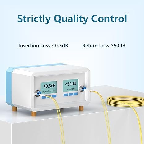 Yonwide Single Mode Fiber Lc to Lc 10m, Os2 Single Mode Fiber Patch Cable Duplex - Image 5
