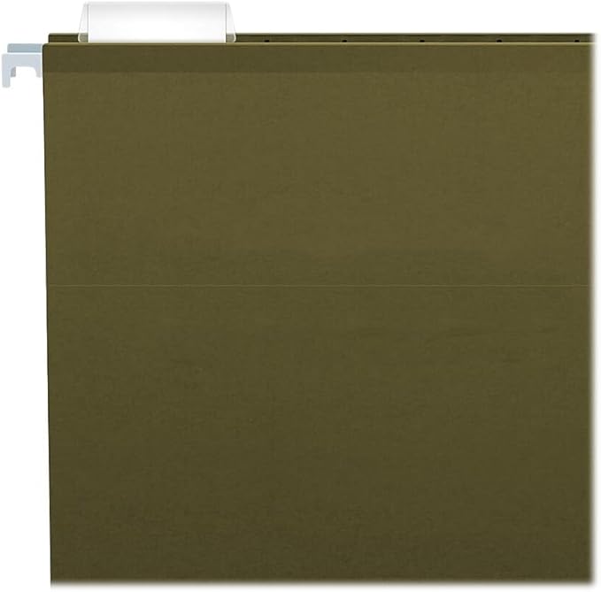 Pendaflex 04153X1 Reinforced 1" Extra Capacity Hanging Folders, Legal, Standard Green, Box of 25 (4153X1)