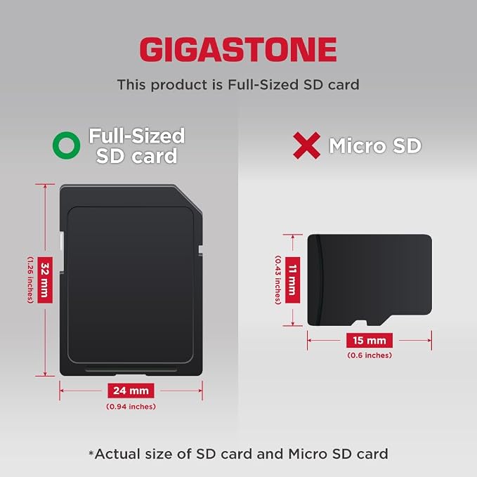 【5-Years Data Recovery】 GIGASTONE 256GB SD Card - Image 3
