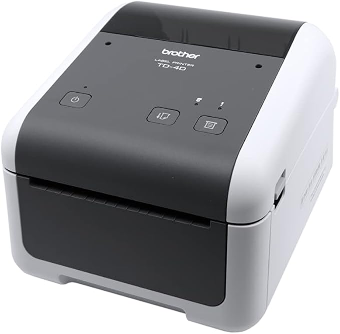 Brother TD-4520DN Entry Level Direct Thermal Desktop Printer, Print Labels and Receipts, 300 dpi, 6ips, USB 2.0