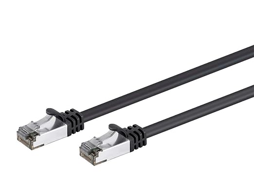 Monoprice Cat8 3ft Black Patch Cable Double Shielded 26AWG 2GHz 40G Pure Bare - Image 2