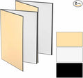 2Pcs 17"x11" Light Reflector 3 in 1 Photography Reflector Cardboards, Foldable by Unknown