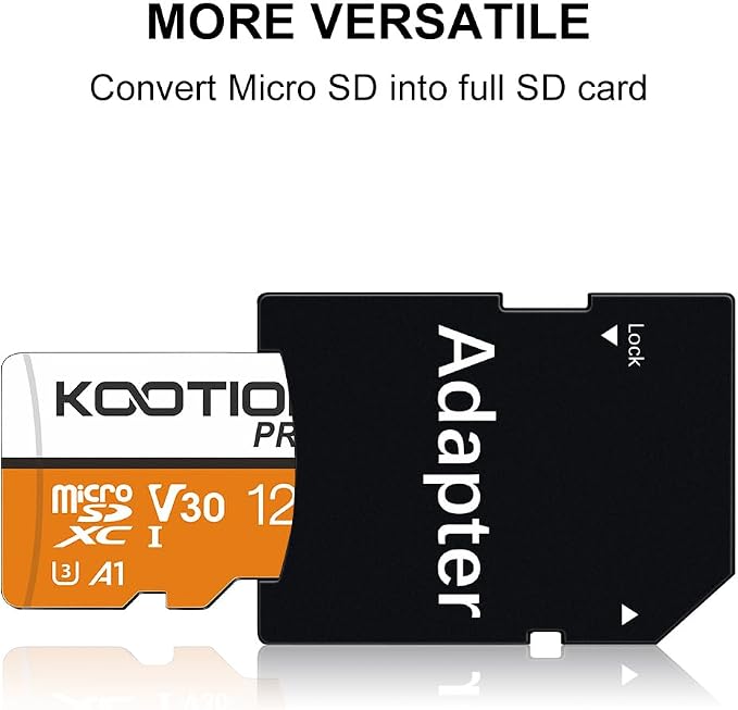 KOOTION 5 Pack Micro SD Cards 128GB, U3 microSDXC Flash Memory Card - Image 8