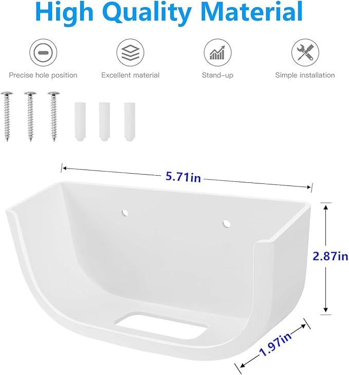  2Pcs Screwless Wall Mount Bracket - Image 2