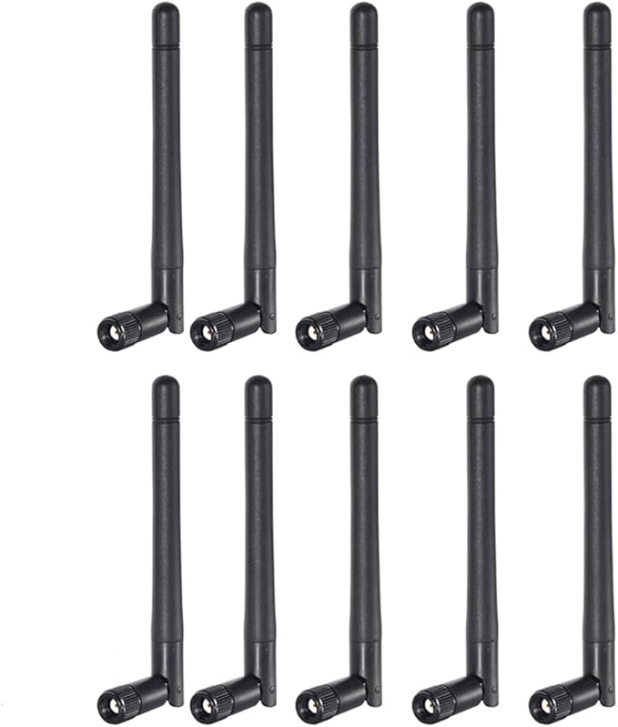Bingfu Dual Band WiFi 2.4GHz 5GHz 5.8GHz 3dBi MIMO RP-SMA Male Antenna by Bingfu-AntennasConnectivity